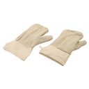 Backhandschuhe aus Henkelplüsch, 340 mm, natur