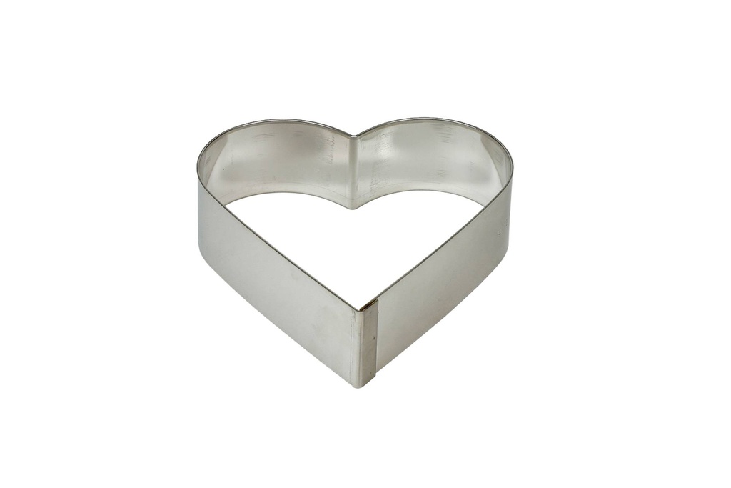 [155071] Tortenring aus Aluminium, Ø 180 mm, Herz