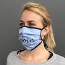 Community-Maske, mit Sprüchen