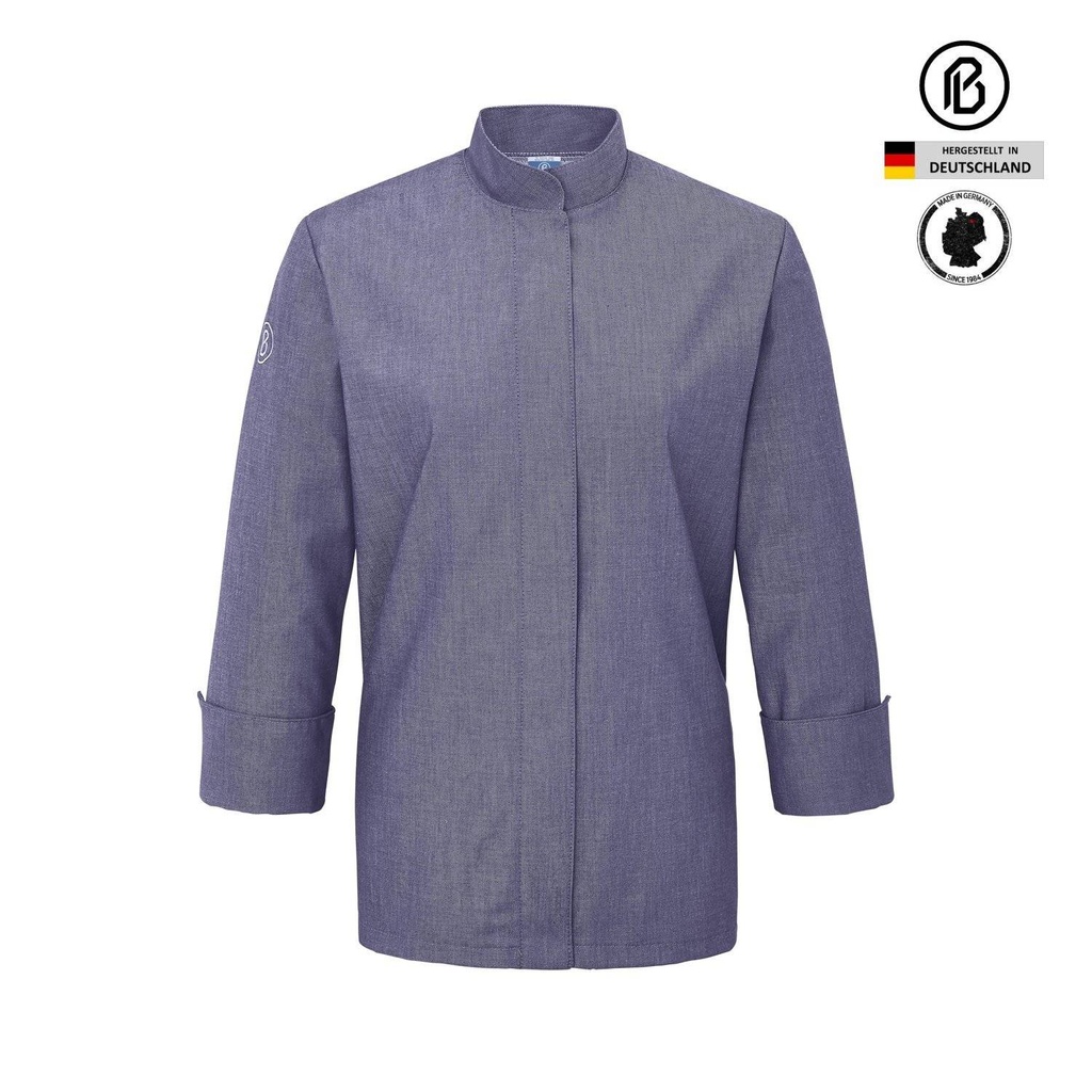 [011ZO-TR8133] Treck-Zoe, farbige Kochjacke