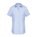 Basic-Bluse, bleu