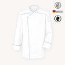 Soft-Magna, weiße Damenkochjacke