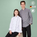 Chef-Spina, weiße Damen-Kochjacke