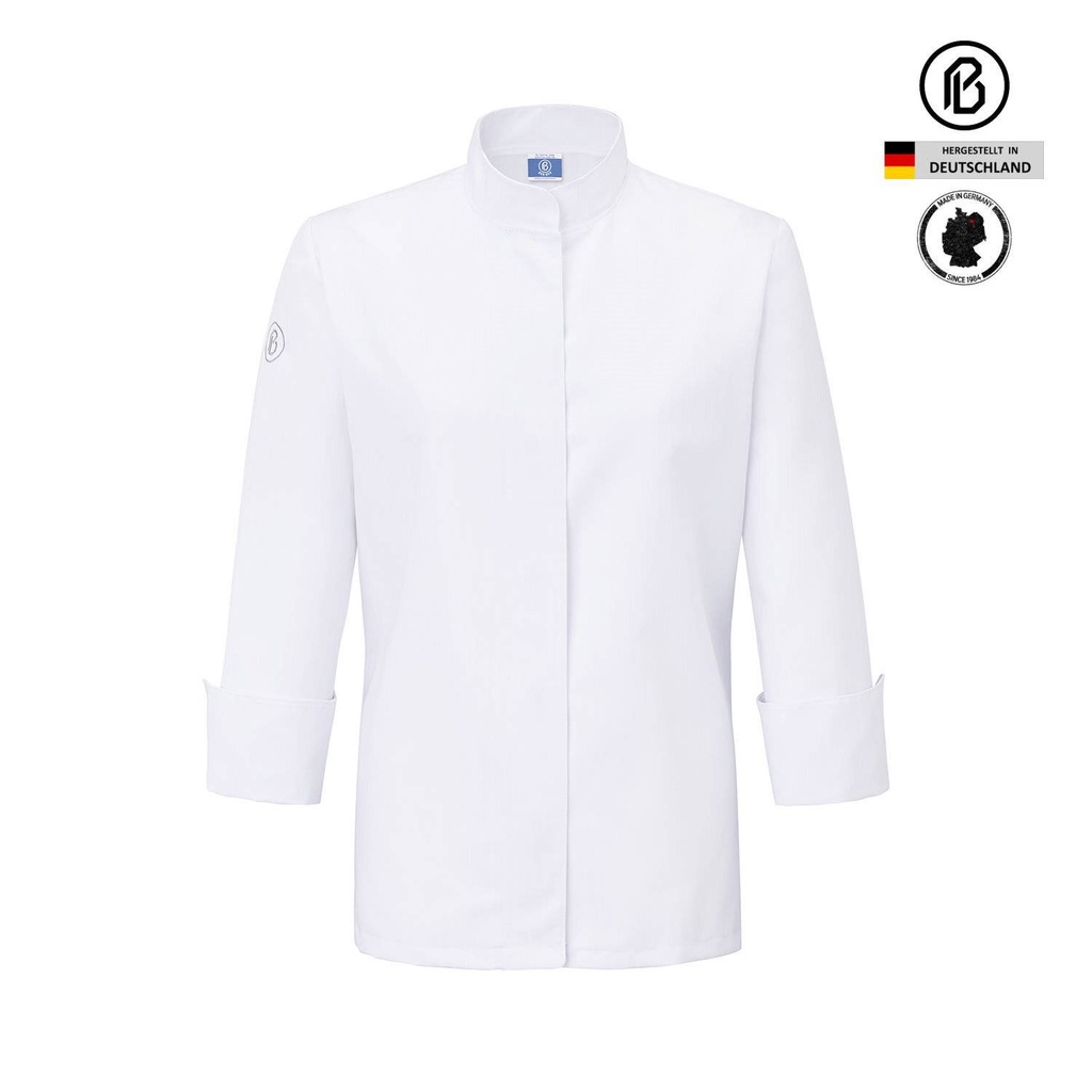 [01100ZO-OTC] Organic-Zoe Damenkochjacke, weiß