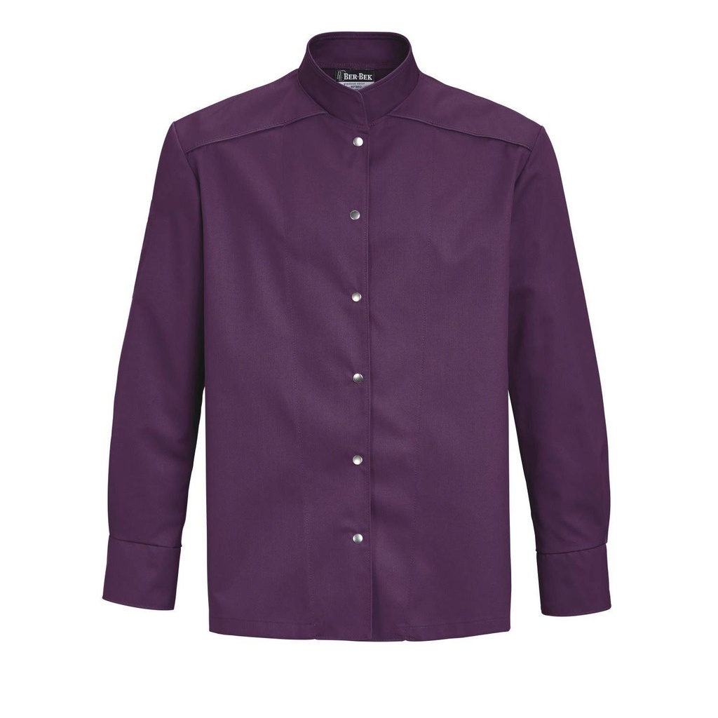 [011HE-FA3566] Damenkochjacke Facette-Henriette, blackberry