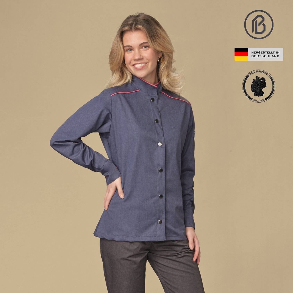 [011HE-CR5143] Color-Henriette, navy-melange