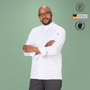 Felan-Zero, weisse Kochjacke für Herren