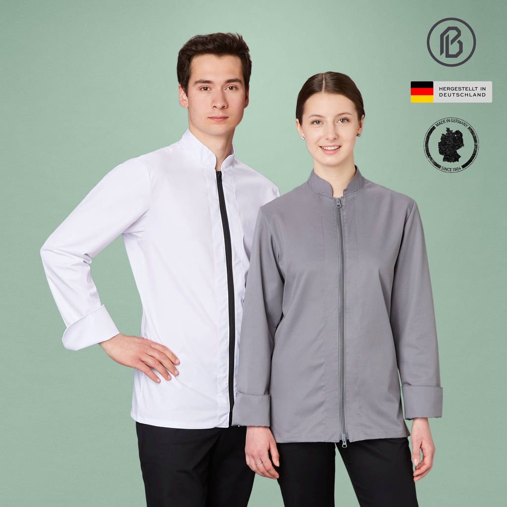 [01000RE-C] Chef-Reiko, weiße Kochjacke