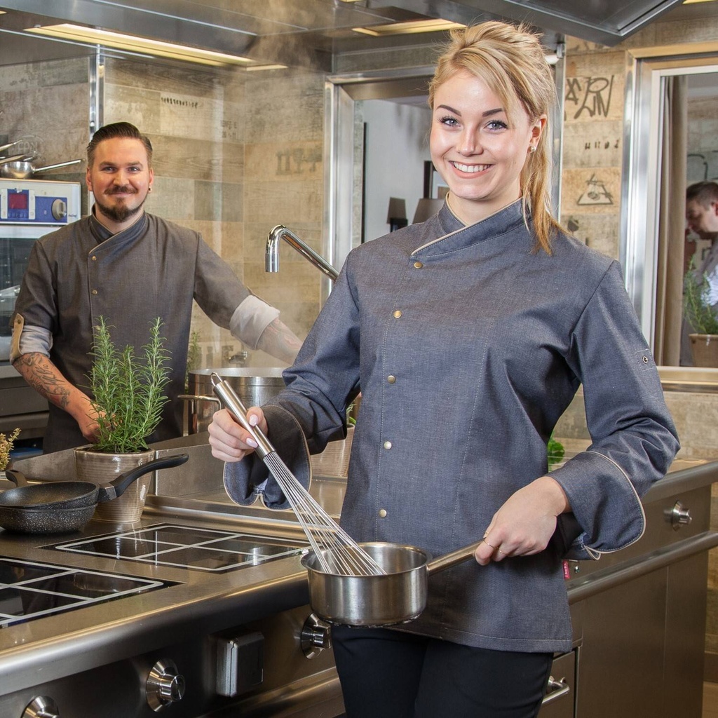 [011FIO-TR] Treck-Fiona, Denim-schwarz