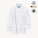 Buran-Spina, weiße Damen-Kochjacke