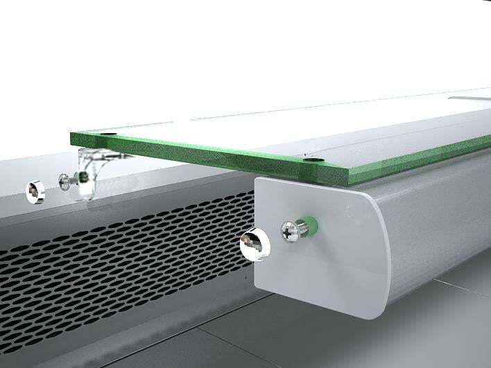 [622100085] Glas-Zwischenablage PROFI 200 für KTR-PROFI200