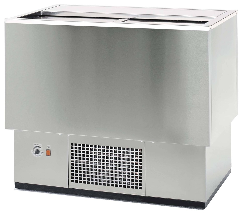 [FKT-PROFI100I] Flaschenkühltruhe Profi 170 Liter - Edelstahl