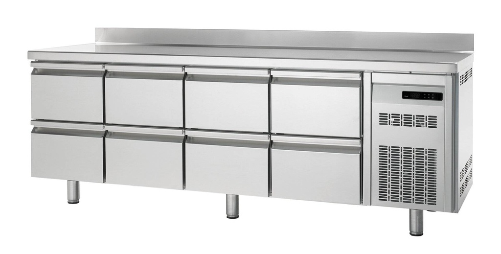 [KT-PREMIUM0/8EN_AK] Bäckereikühltisch Premium 0/8 mit Aufkantung