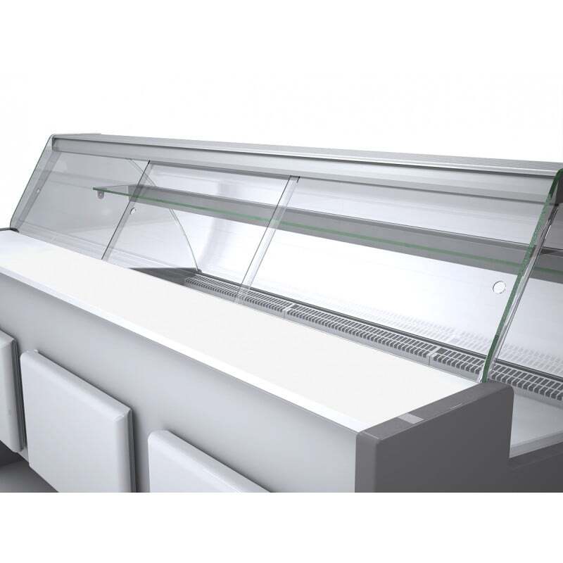 [C612300201] Plexi-Schiebetür für Kuchentheke Profi150