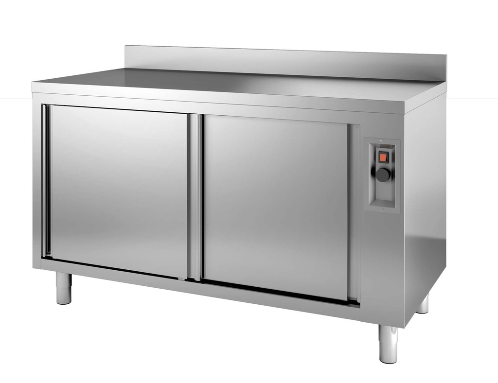 [WSS-ECO16X6A] Wärmeschrank ECO 16x6 mit Schiebetüren und Aufkantung