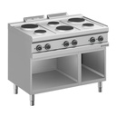 Elektroherd Serie 700 - 110/70 - 6 runde Kochstellen - 12,6 kW