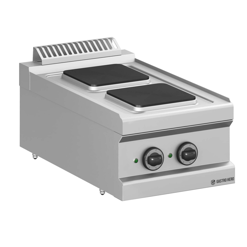 [D77E2Q] Elektroherd Serie 700 - 40/70 - Tischgerät - 2 quadratische Kochfelder - 5,2 kW