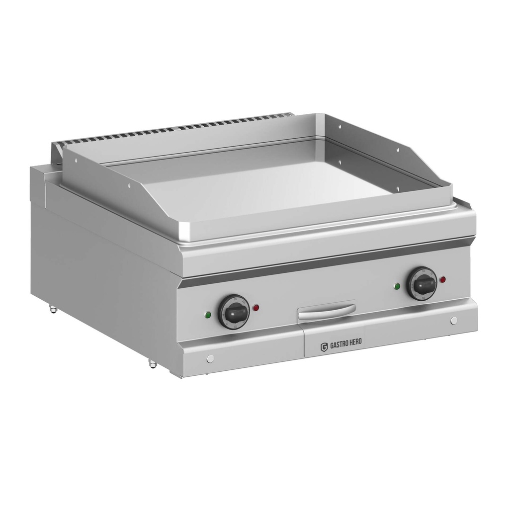 [D77EFT7LC] Elektrogrillplatte Serie 700 - 70/70 - glatt, verchromt - Tischgerät