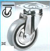 [KRT125] 2 Rollen für Arbeitstisch ohne Bremse