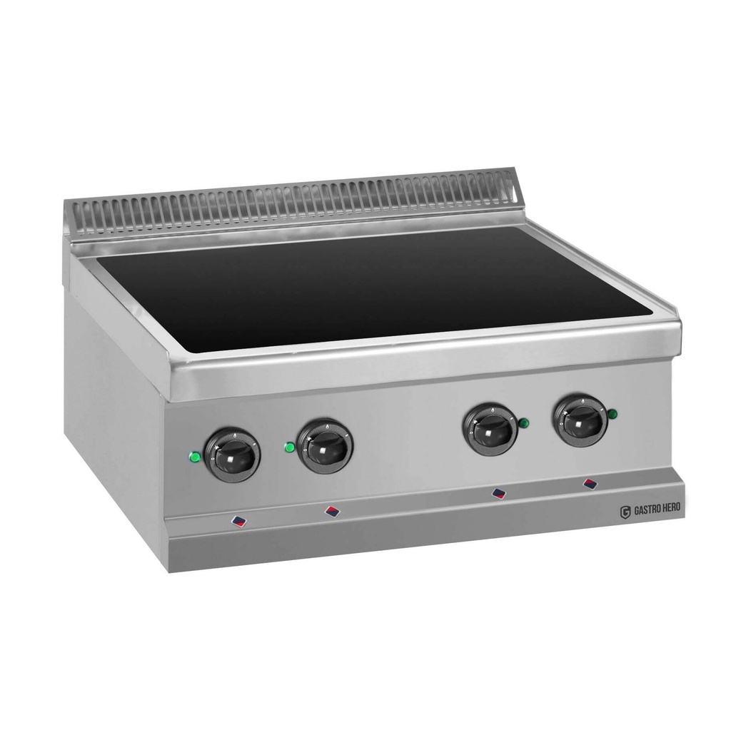 [ME066-03-000V] Ceranherd Serie 600 - 60/60 Tischgerät - 4 Kochfelder - 8,6 kW