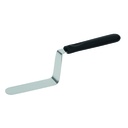 Winkelpalette aus Edelstahl, 245 x 34 mm