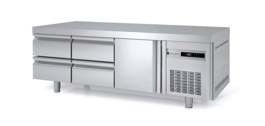 [UBKT-PREMIUM1/4] Unterbaukühltisch Premium 1/4