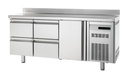 Tiefkühltisch Premium 1/4 mit Aufkantung