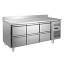 Kühltisch ECO 0/6 mit Aufkantung - GN 1/1