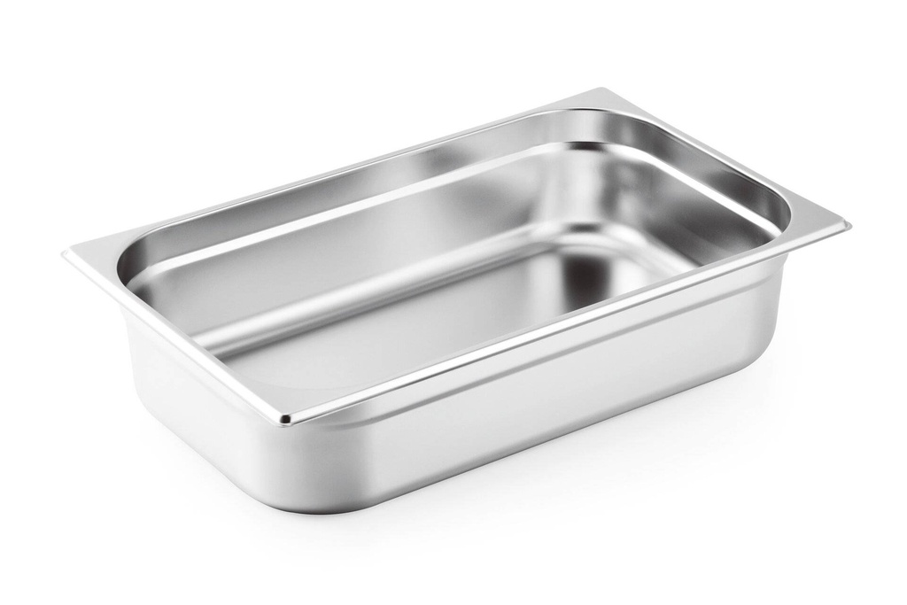 [GN2/1-100] 6 x "BASIC" Gastronormbehälter 2/1 - 100 mm Tiefe